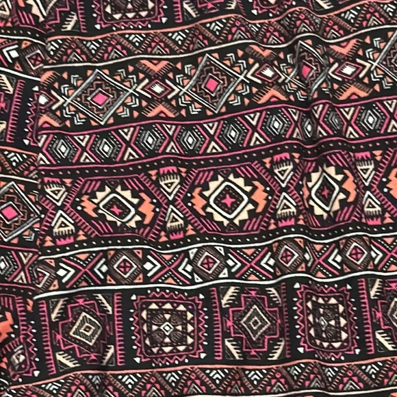 Women’s Large Patterned Jogger Pants with Black Accents - Picture 6 of 8